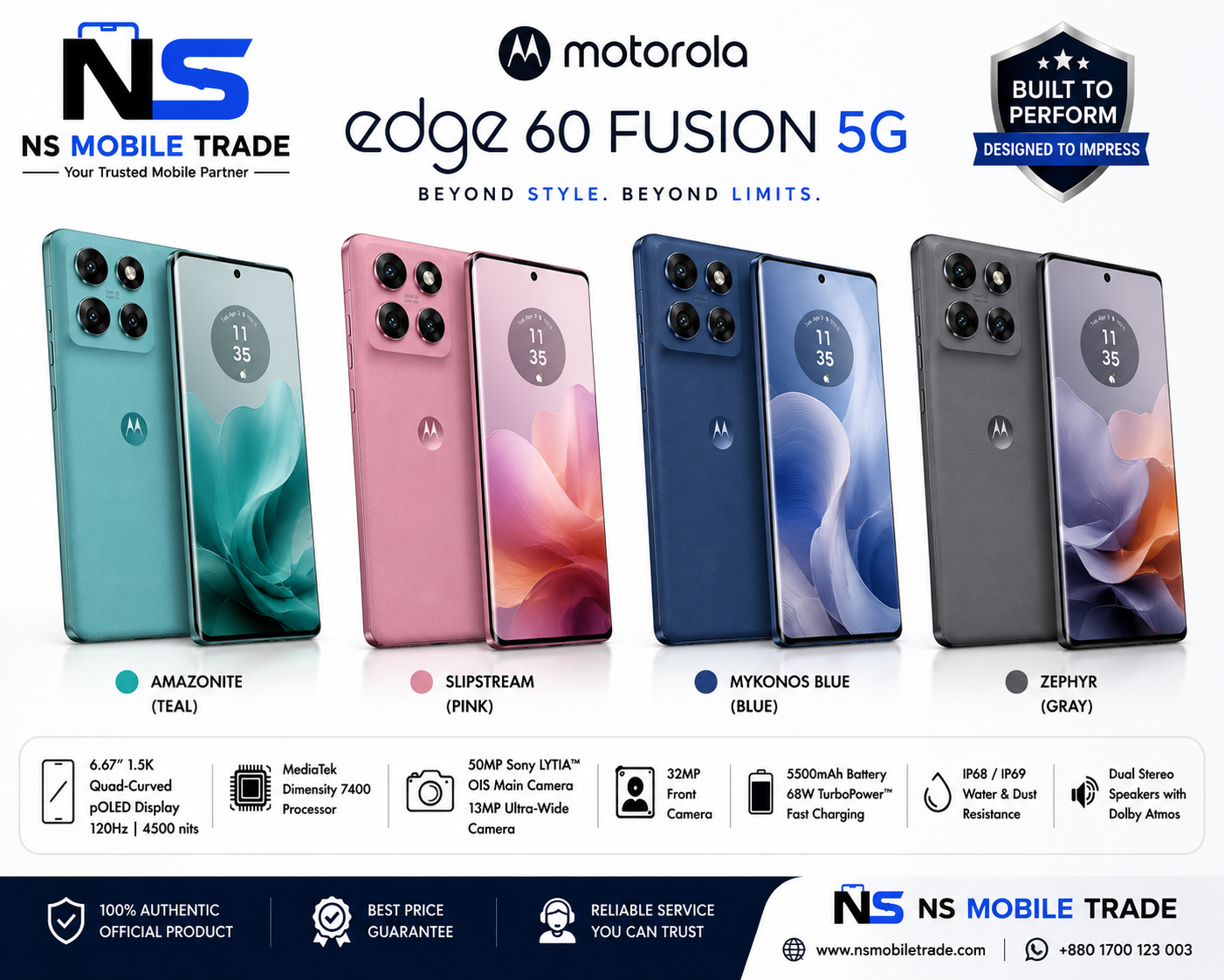 Motorola Edge 60 Fusion 5G Motorola Edge 60 Fusion 5G