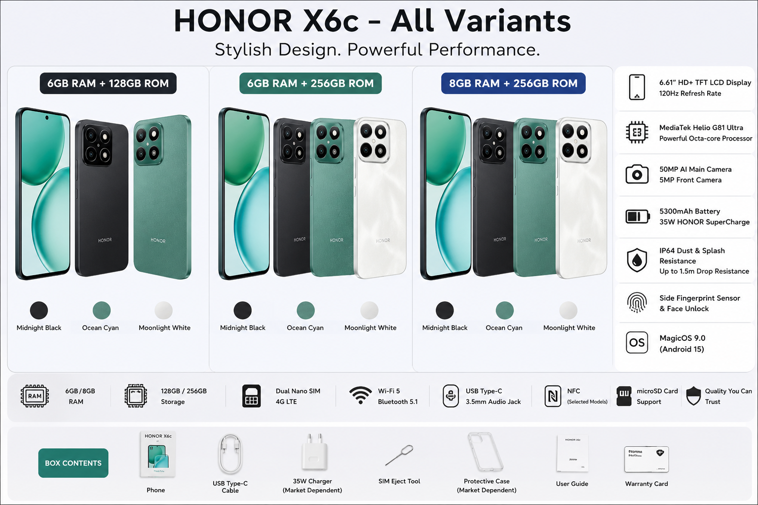 HONOR X6C official (6GB/128 GB) HONOR X6C official (6GB/128 GB)